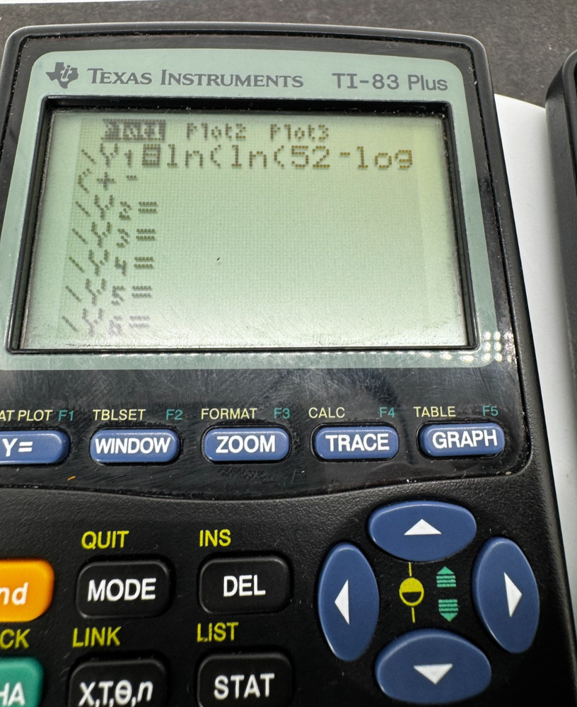 Texas Instruments TI-83 Plus Graphing Calculator w/ Case Tested and Working