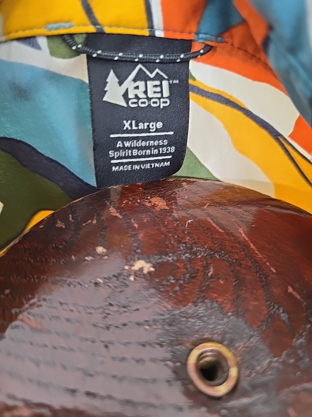 REI Co-Op Trailmade Short Sleeve Button Up Hawaiian Shirt XL Vacation Hiking