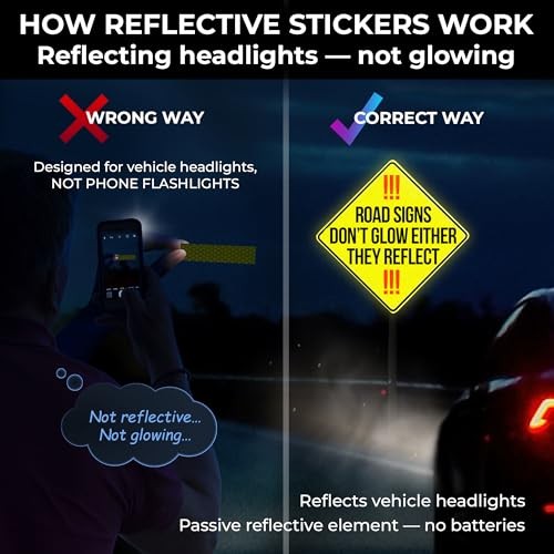 Reflective Stickers | 134pc Engineer BlkRed | Reflective Engineer_2black-red