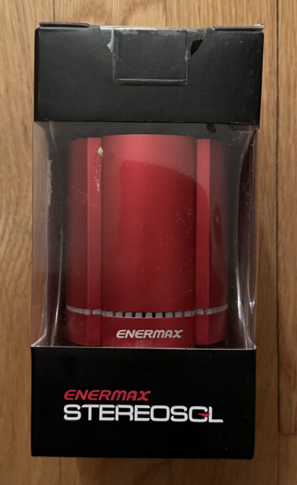 New Enermax EAS02S Audio Wireless Bluetooth Speaker Red