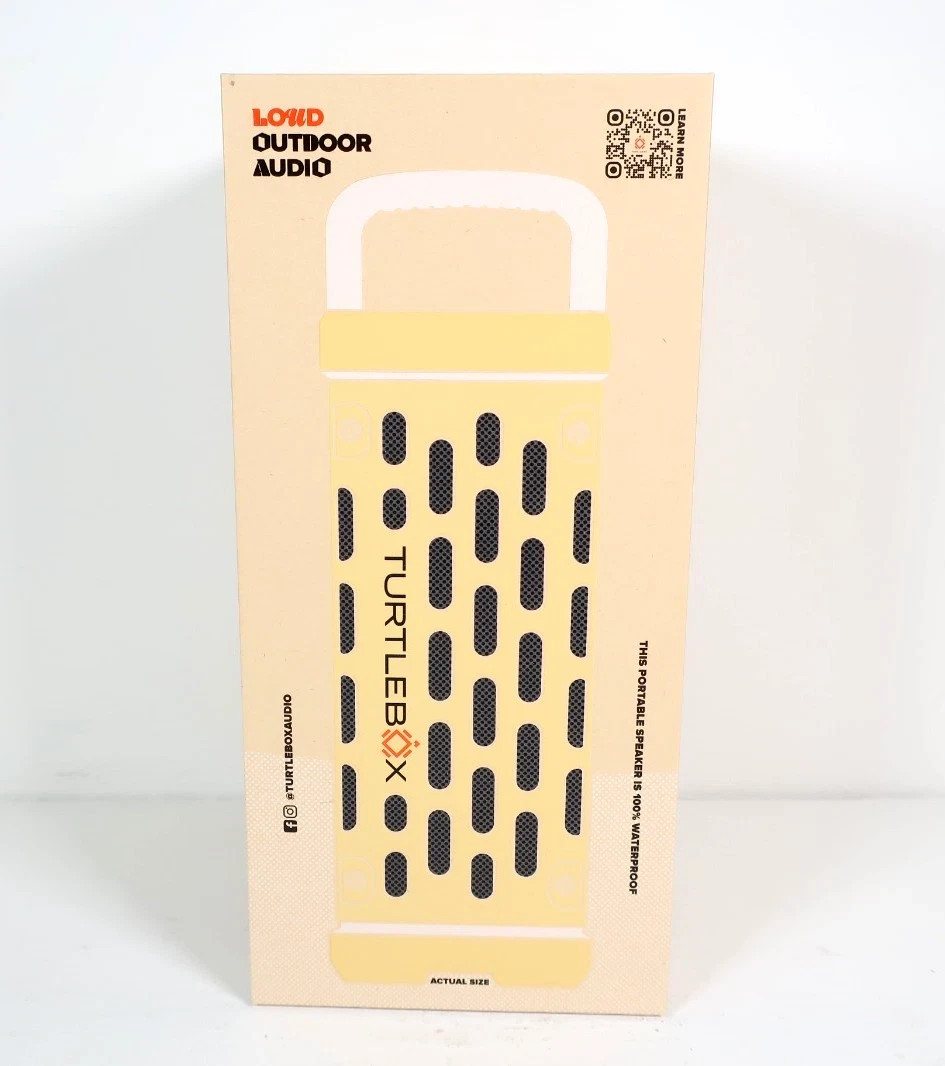 Turtlebox Ranger Loud Outdoor Bluetooth Speaker Yellow – Limited Edition NEW