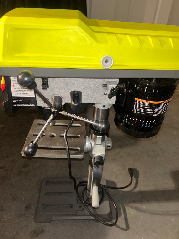 RYOBI 10 in. 5 Speed Drill Press with EXACTLINE Laser Alignment System