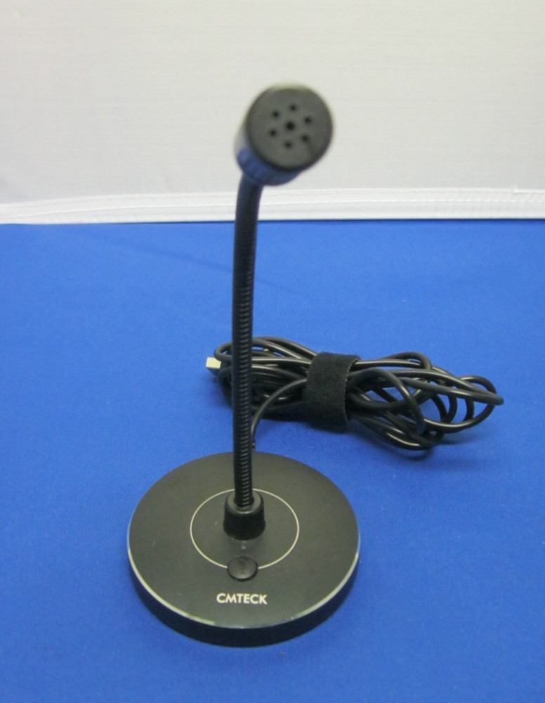 CMTECK USB Computer Microphone Recording Desktop Preowned
