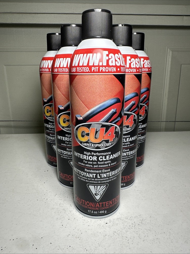 CU4 X6 HIGH PERFORMANCE WATERLESS INTERIOR UPHOLSTERY CARPET CLEANER 6 Total