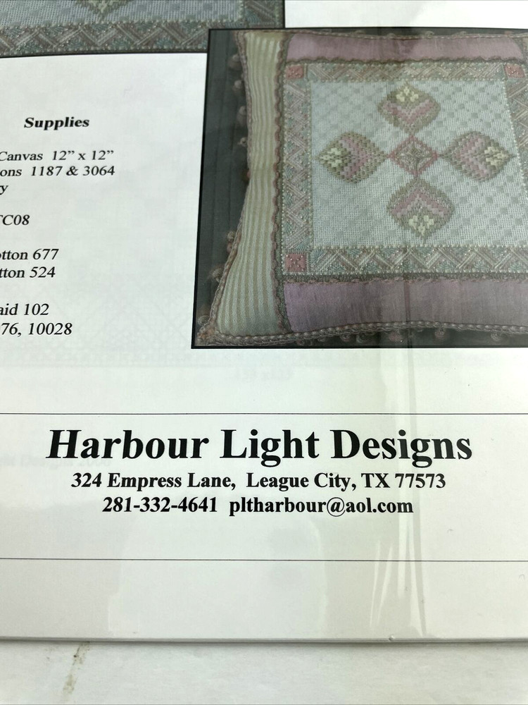 Harbour Light Designs Needlepoint Chart PATTERN Meadow Flower Paula Towner