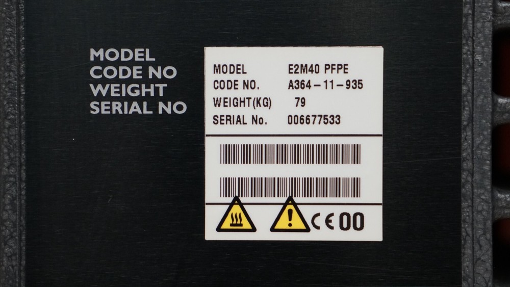 EDWARDS E2M40 PFPE Rotary Vane Two-Stage Vacuum Pump 3PH