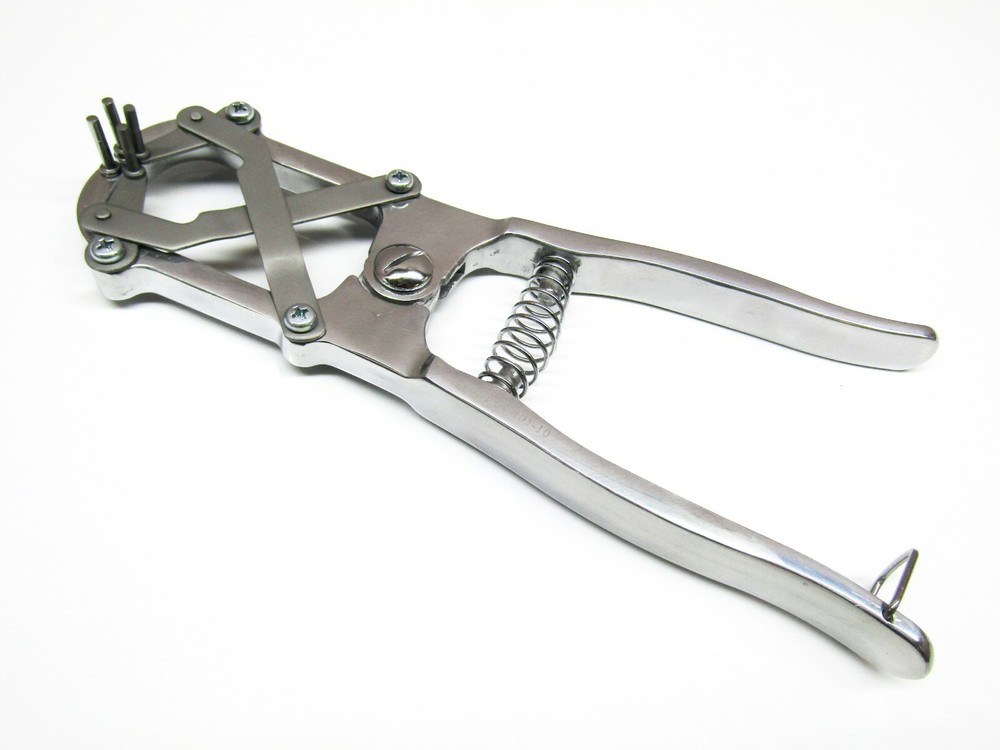 Elastrator Large Castrating Pliers Or Tail Docker 10″ Long Aluminum