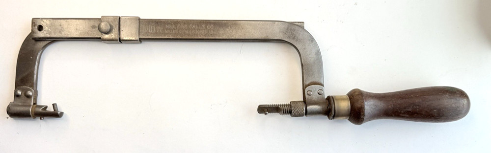 Vintage Miller Falls Adjustable Frame Hack Saw No. 10 USA