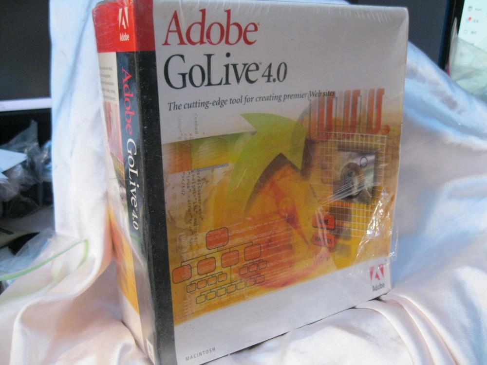 Adobe GoLive 4.0 Number new sealed