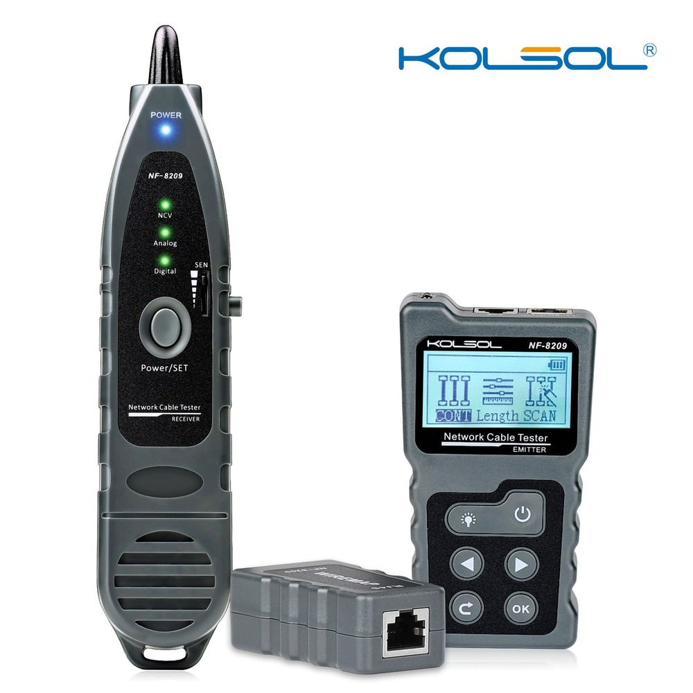 Network Cable Tester Test Cat5 Cat6 Lan POE Wire Checker Cable Wiremap Tester