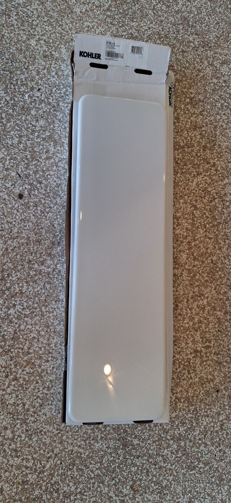 Kohler Bellwether Plastic White Drain Cover 60x32 Rectangular Shower K-9155-0