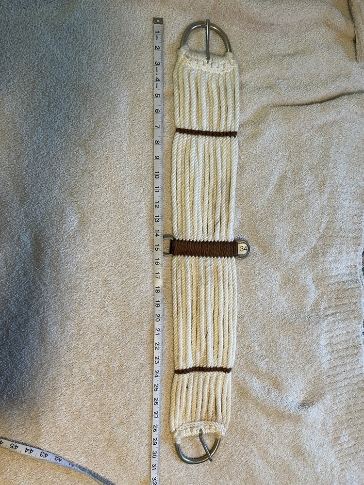 Western String Cinch Girth 34 Inch