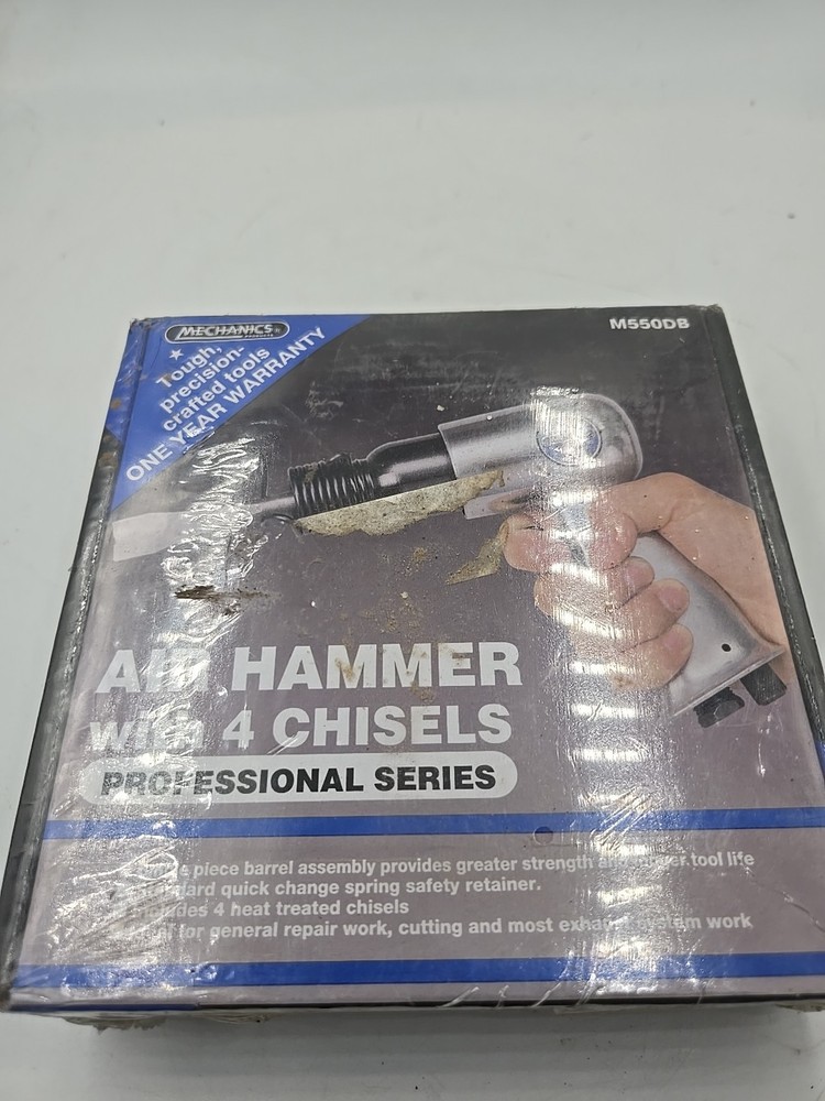 Performance Tool M550DB Air Hammer With 4 Chisels