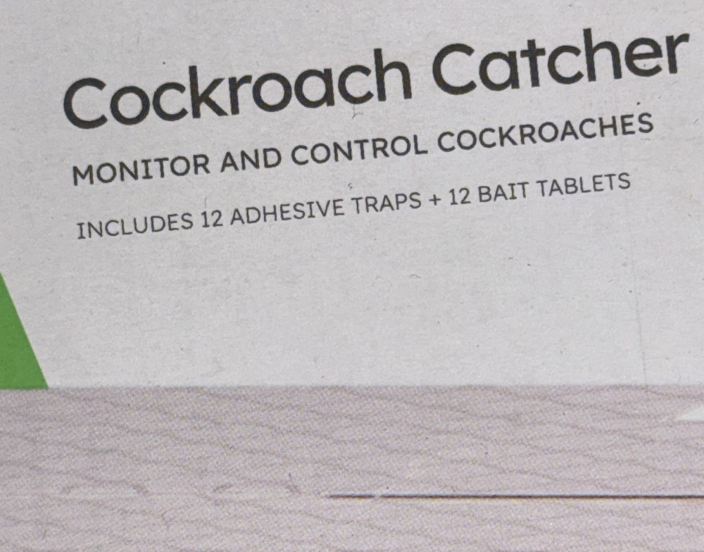BugMD Cockroach Catcher (12Pack), Cockroach Killer Indoor Insect Trap Roach Trap