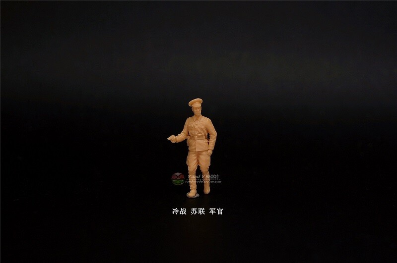 3D printed 1/72 Cold war Soviet "Combat commander/officer" 2 man group model