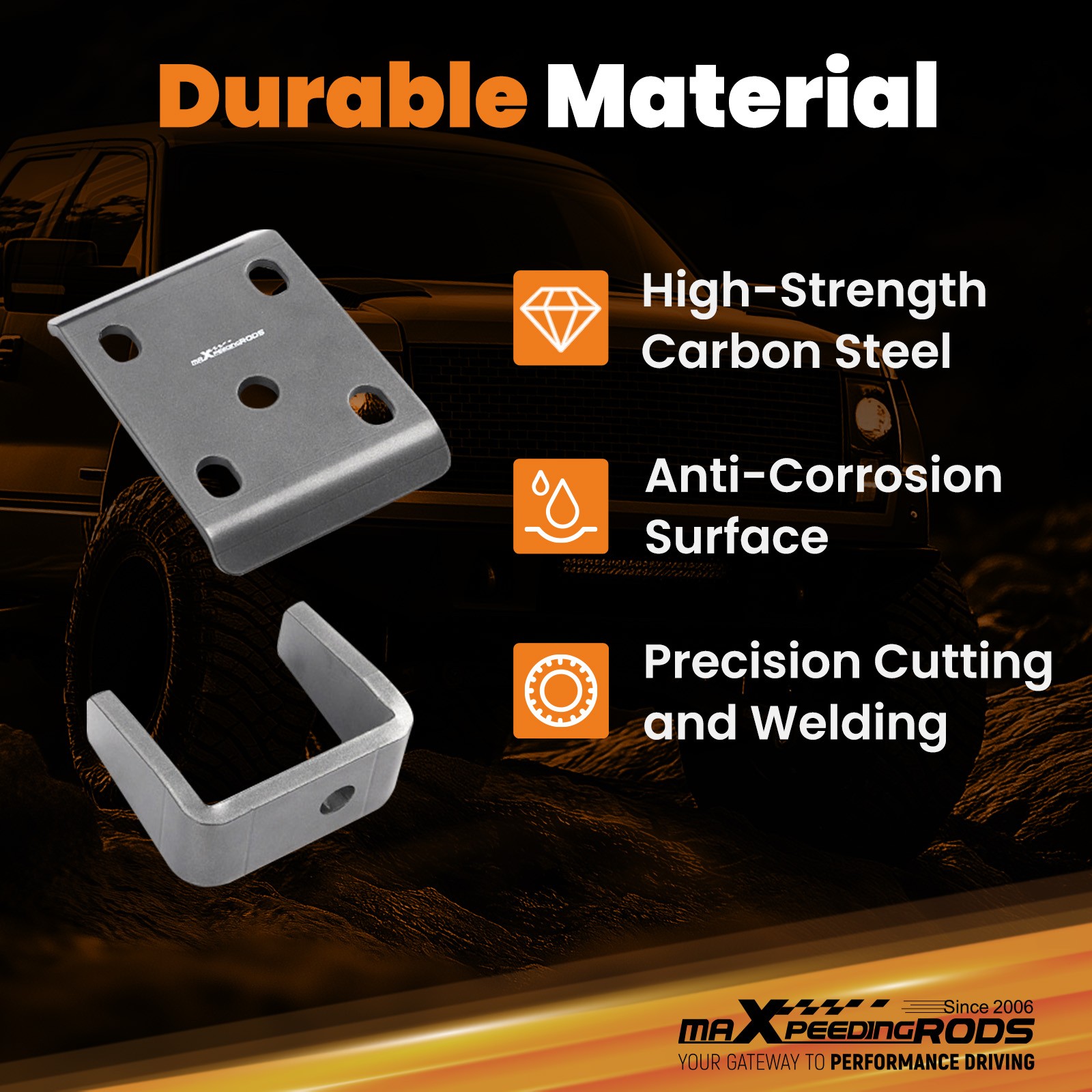 Performance Lowering Kit 3"/5" for Ford Ranger 2WD 1998-2015 with Flip Kit