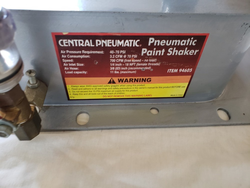 CENTRAL PNEUMATIC PAINT SHAKER 94605