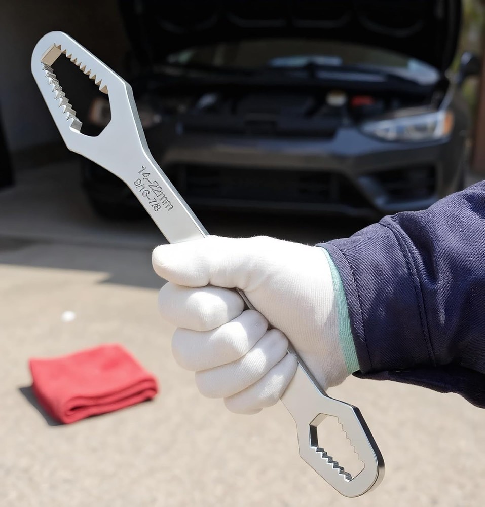 Universal Wrench 8-22mm Self Adjusting Spanner Double Ended Torx Grip Multi Tool