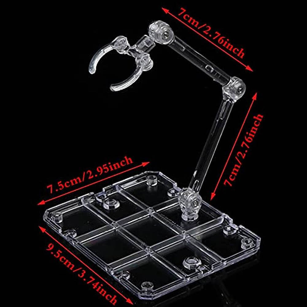 12Pc HG144 Adjustable Action Figure Display Holder Base Doll Model Support Stand