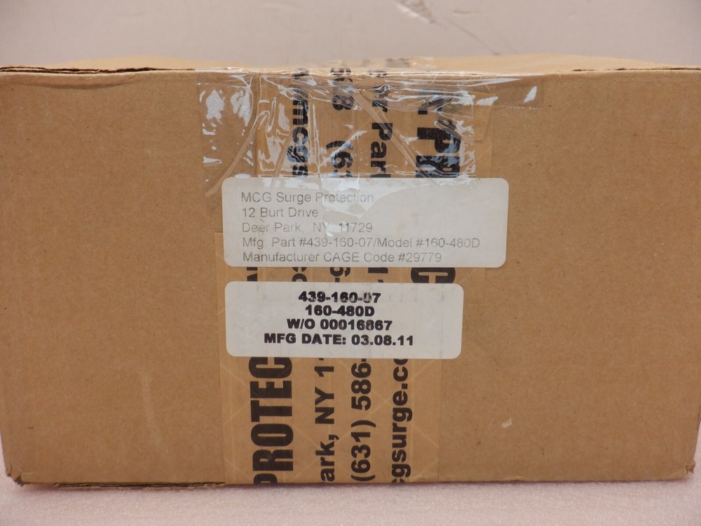 MCG SURGE PROTECTION 160-480D 3 PHASE SURGE PROTECTOR