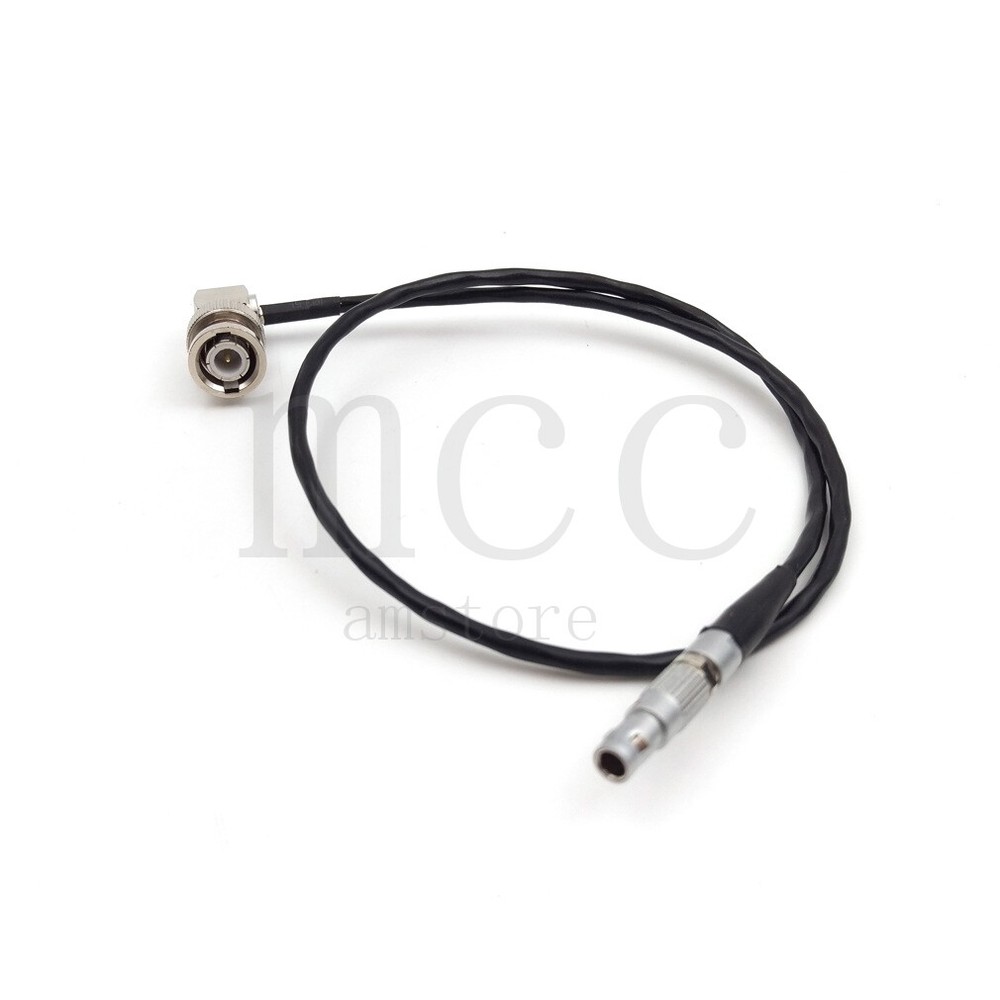 Right Angle BNC to 00b 4 Pin Timecode Cable for Red Epic Scarlet Camera 20"