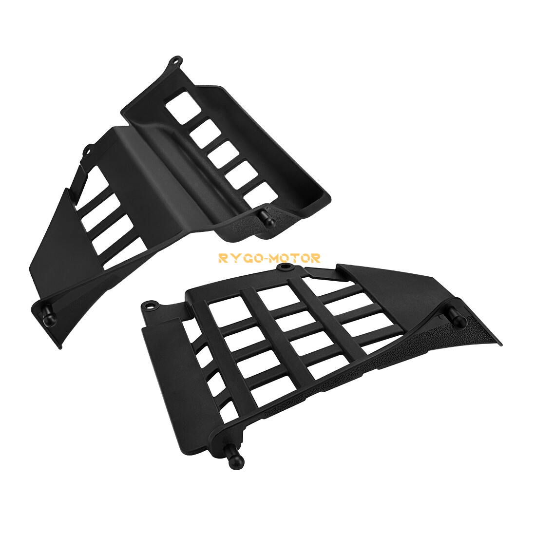 Heel Guards Footrest For 1990-2006 Yamaha Banshee 350 YFZ350 LH and RH Nerf Bars