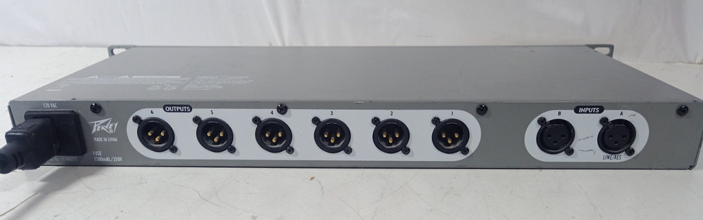 Peavey VSX 26 Loudspeaker Processor Management System 6 Outputs PA Crossover