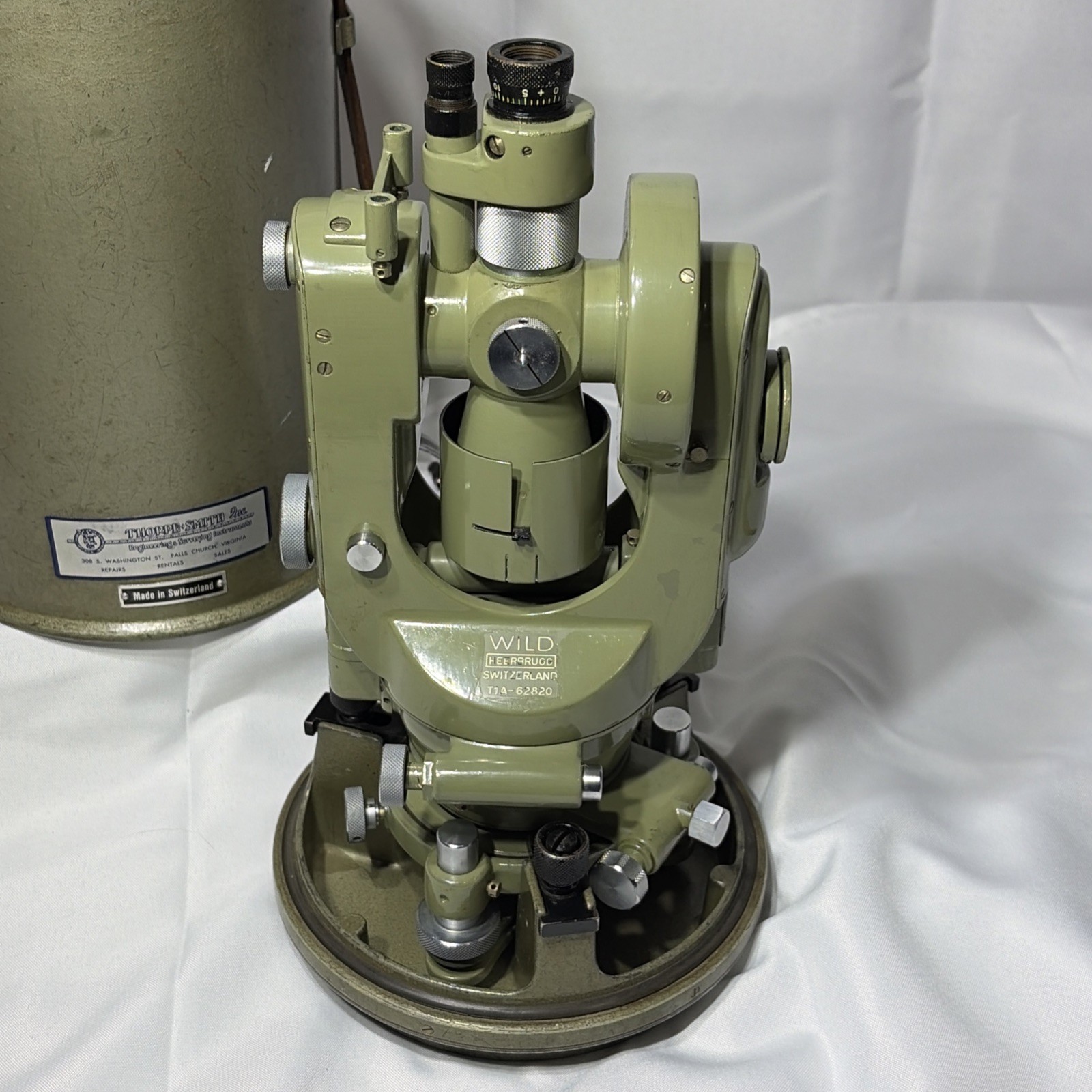 Wild Heerbrugg T1 Theodolite & Case Switzerland T1A-62820