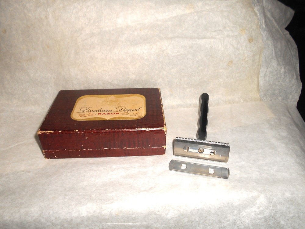 Durham Dorset Safety Razor w 1 Blade Box