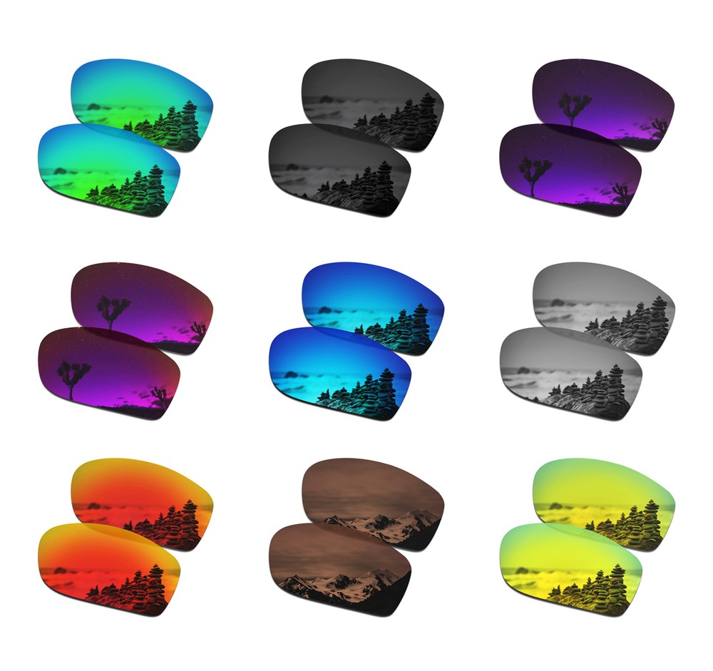 SmartVLT Polarized Replacement Lenses for-Oakley Big Square Wire - Options