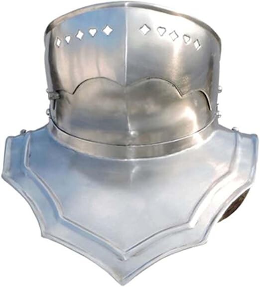 Medieval Armor Medieval Shutter Gorget Roman Crusader Costume gala