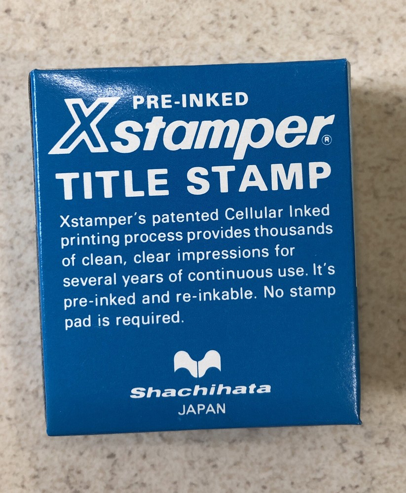 Shachihata Xstamper RECEIVED #1203