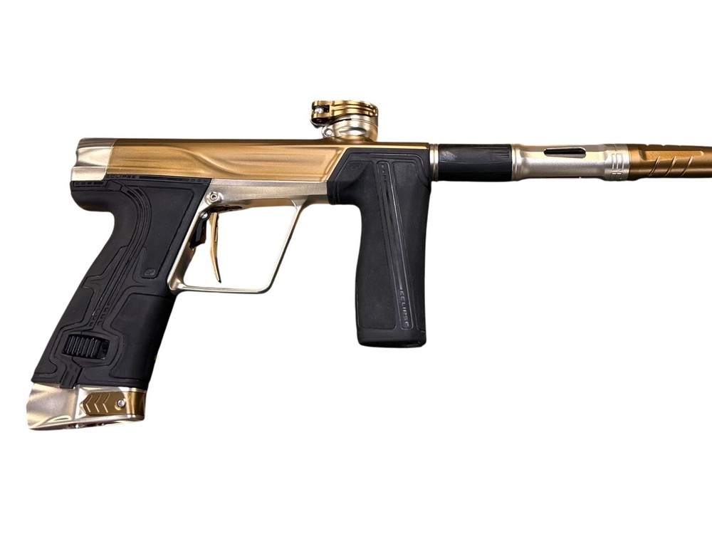 Used Planet Eclipse R5 Paintball Marker w/ Case - Brown/Sand