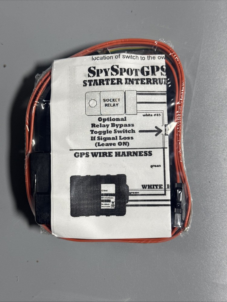4G Hardwire Kill Switch GPS Vehicle Tracker Real Time Disable Ignition Starter