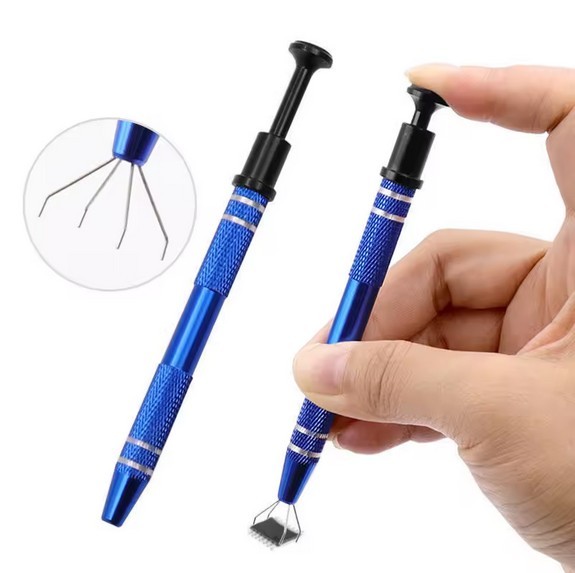 IC Chip Screw Nut Remover Tool Extraction Extractor Puller 4-Claw USA SHIP 2pcs