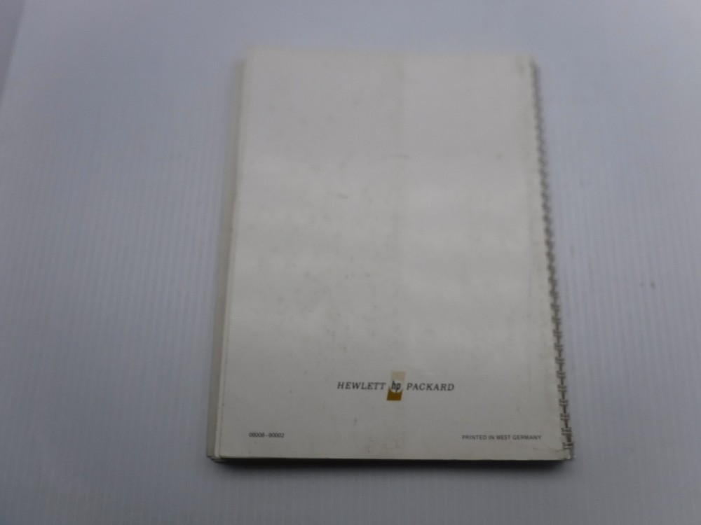 Hewlett Packard 8008A Generator Manual 08008-9002