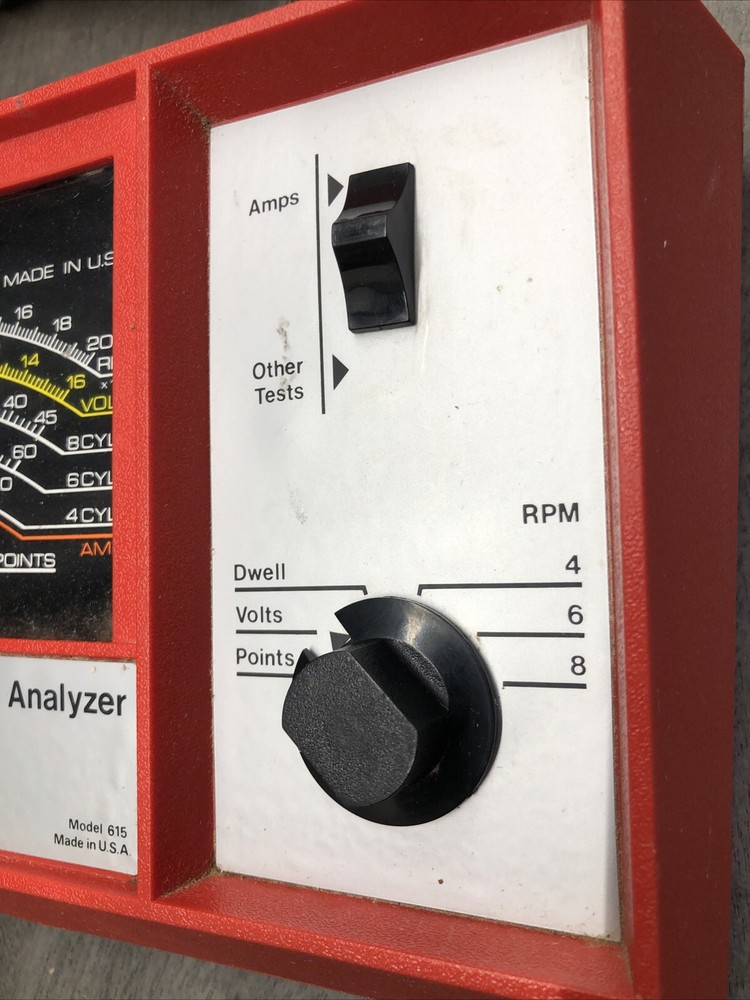 Vintage ACTRON Engine Analyzer Model 615 Untested Made In USA