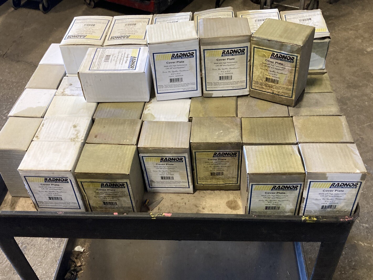 ( Qty 50 ) RADNOR COVER PLATES CR-39 Lenses 4 1/2" x 5 1/4" PART # 64005036