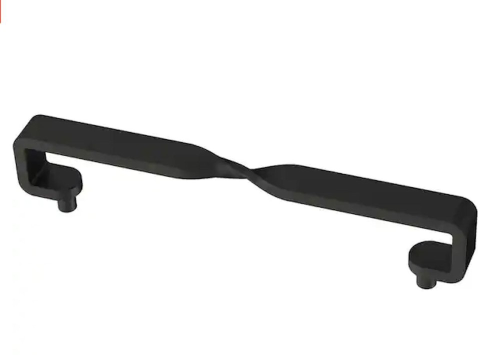 5-1/16" Wrought Modern Pull Flat Black