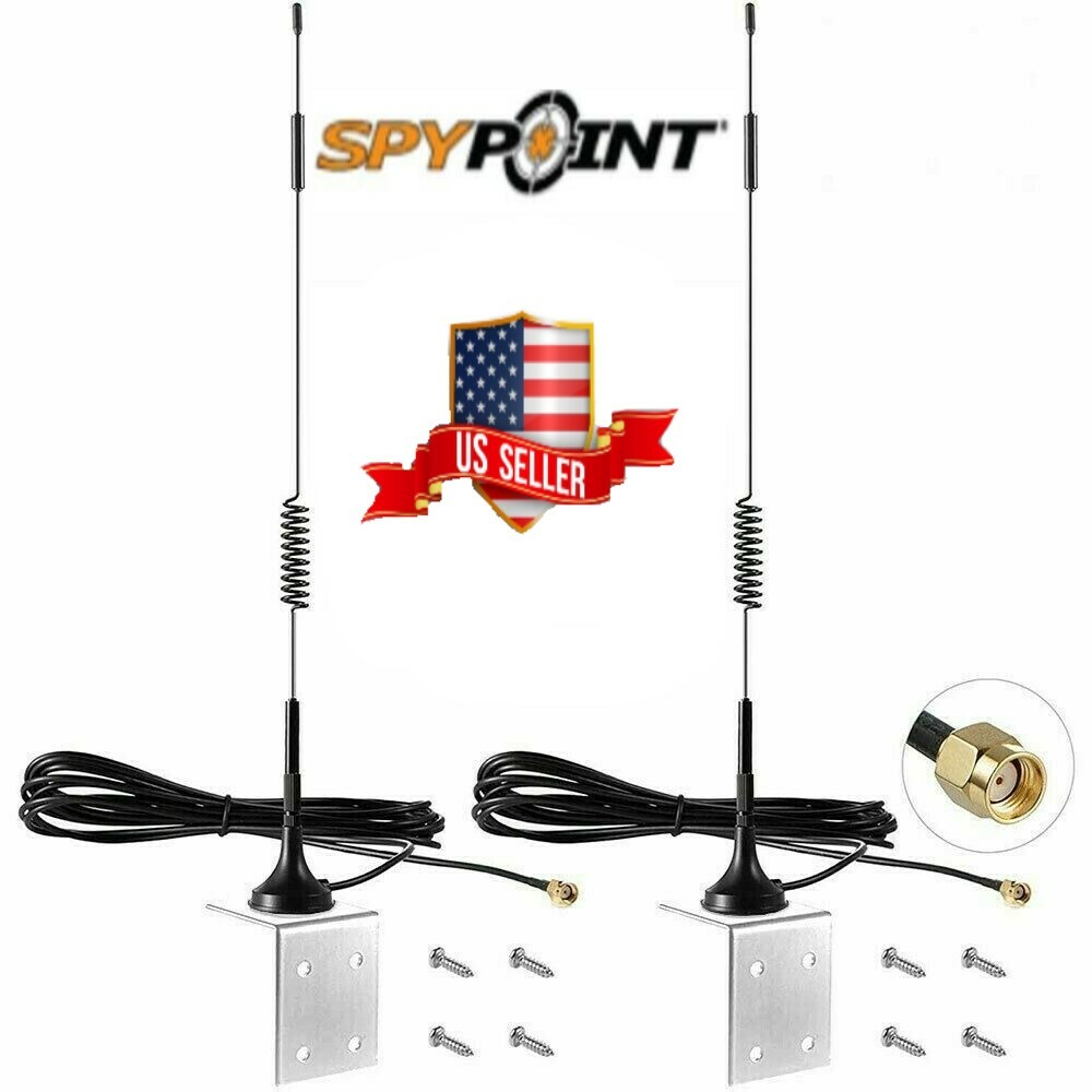 2Pack 9dbi Long Range Cellular Antenna for Spypoint Link Micro EVO Solar Camera