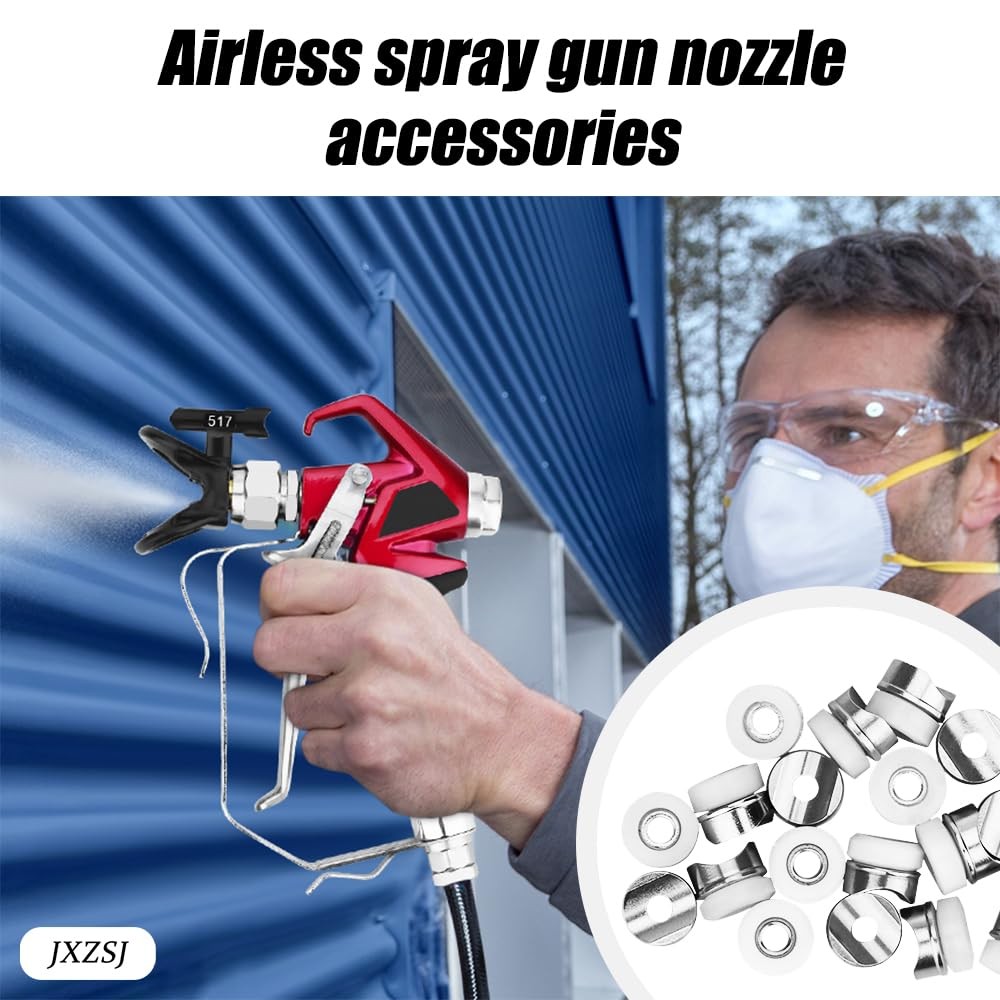 20 Pack Seal Tip Gaskets Replace 246453 Compatible with Airless Paint Sprayer...