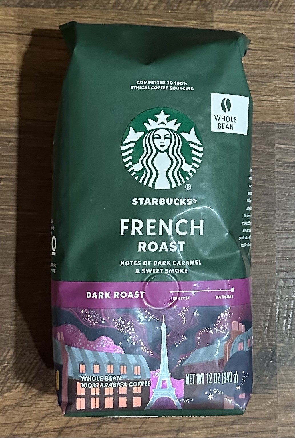Starbucks French Roast Whole Bean Coffee • 6 12 oz Bags