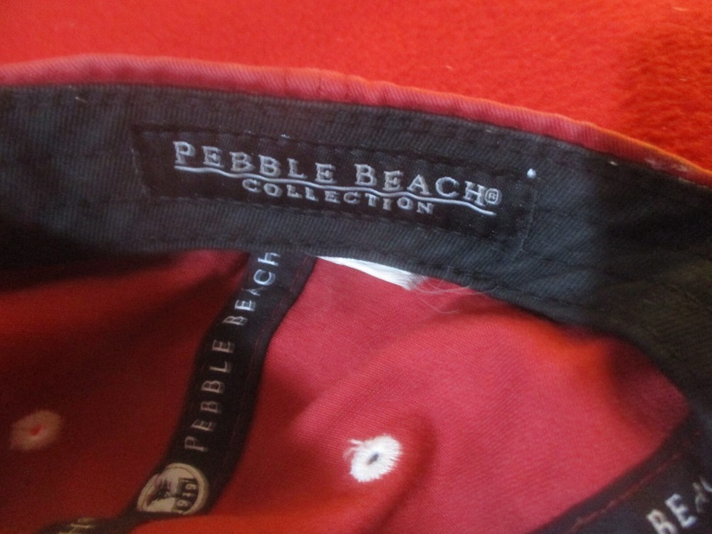 Pebble Beach Collection Golf Links Rose Color Adjustable Hat Cap