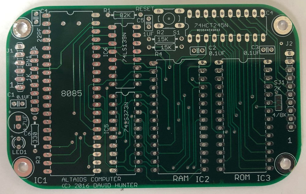 Altaids 8085 Single Board Computer PCB