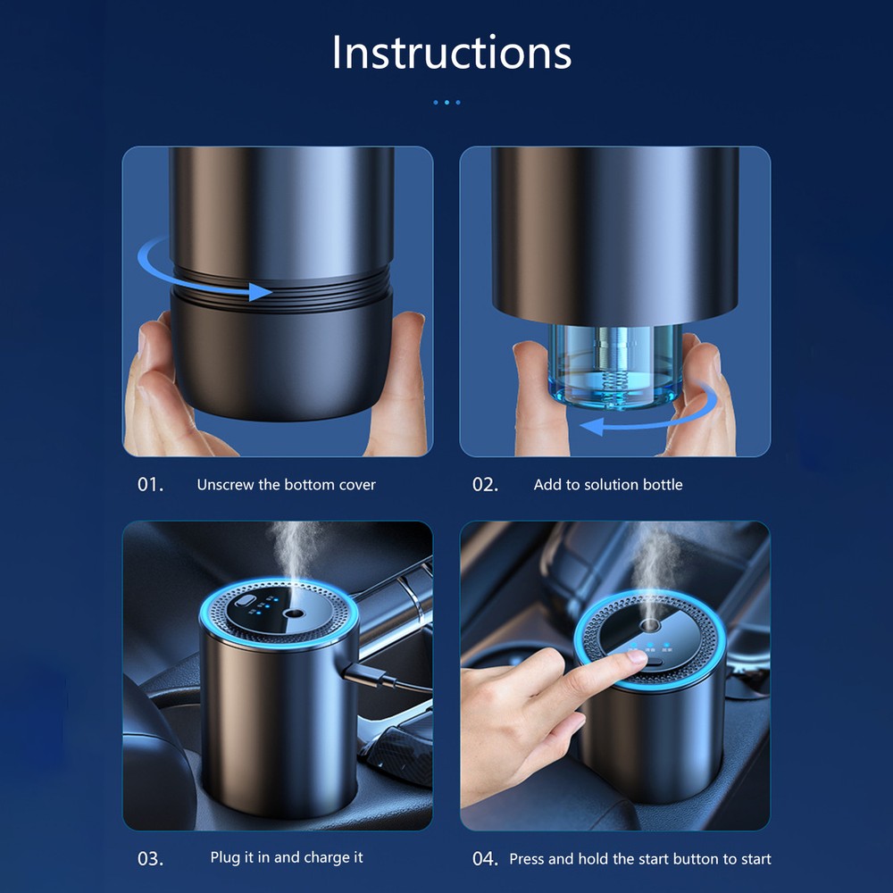 Smart Car Air Freshener Diffuser Classic Cologne Fragrance Diffuser Car Perfume