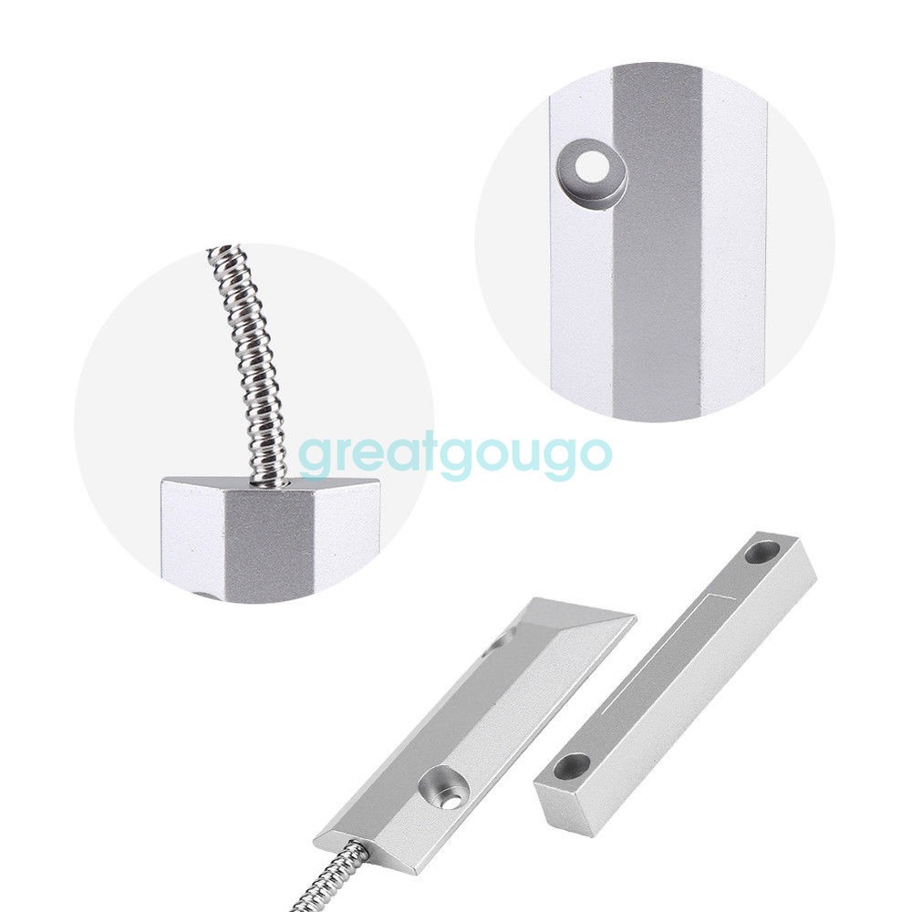 One Pair Roller Shutter Sensor Heavy Duty Overhead Magnetic Door Contact Sensor