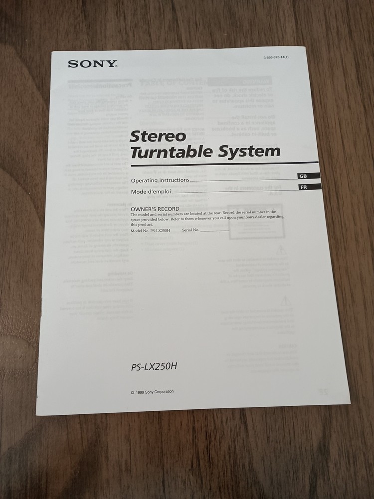 Sony PS-LX250H Stereo Full Automatic Turntable System LP Record Player Tested