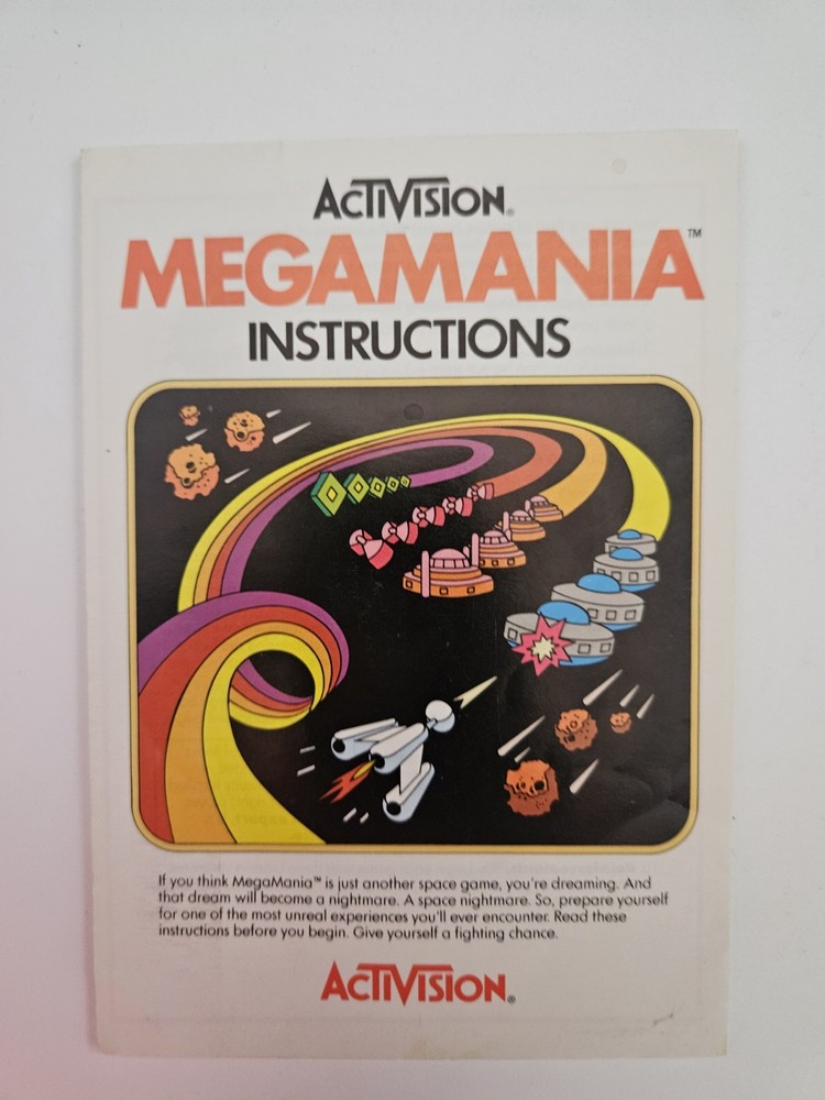 Megamania Instruction Manual 1982