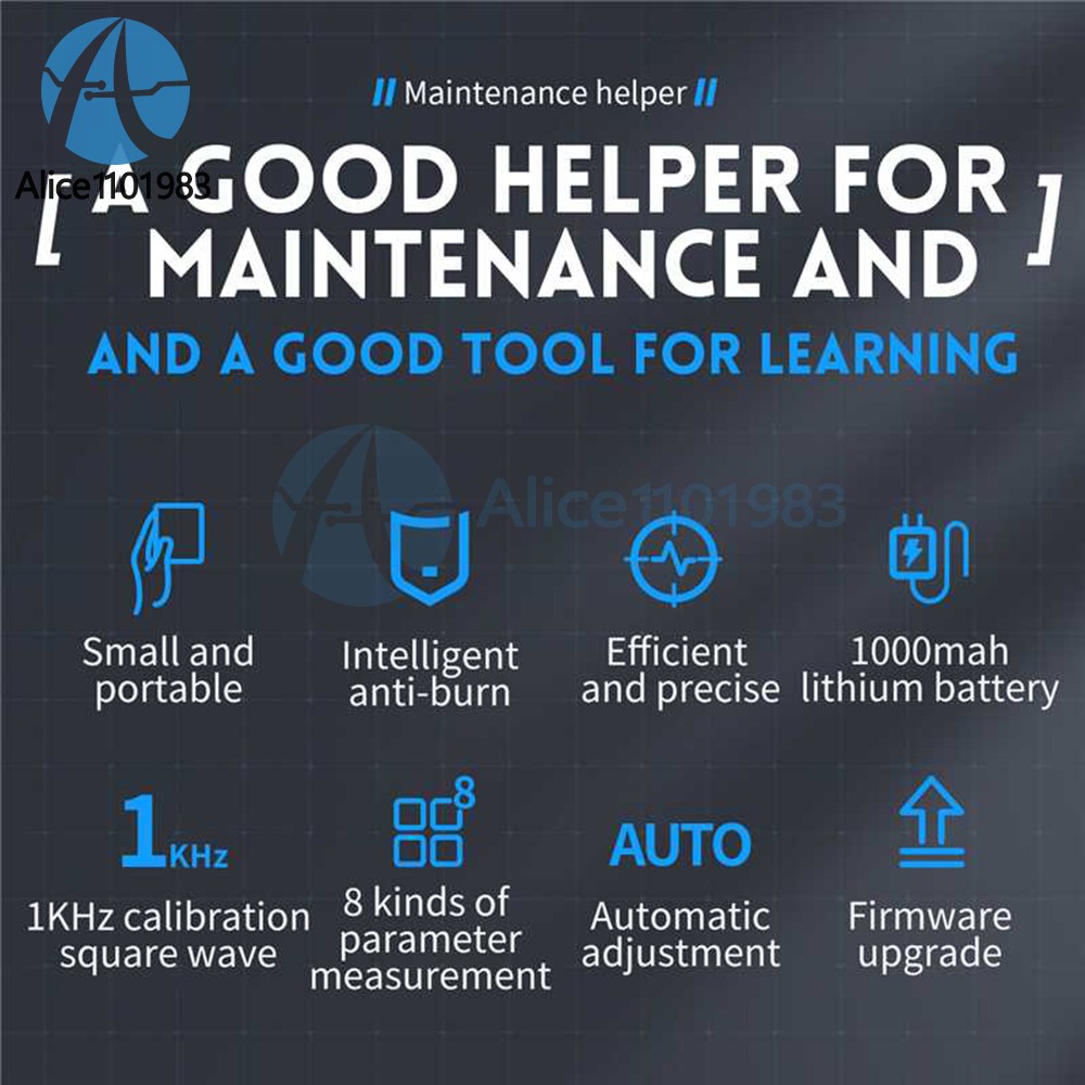 DSO 152 Handheld Small Oscilloscope Portable Digital Oscilloscope 200KHz 5V/1A