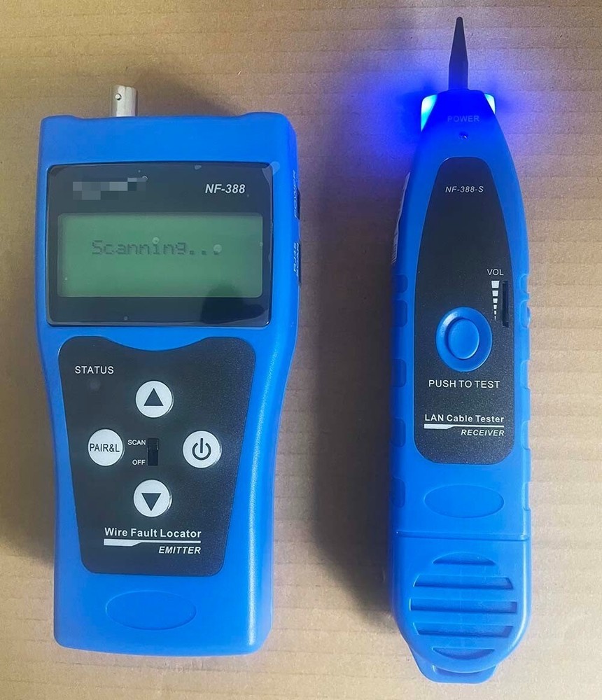 NF-388 Network Cable Tester RJ45 Cable Tracker Lan Tester Cable Finder